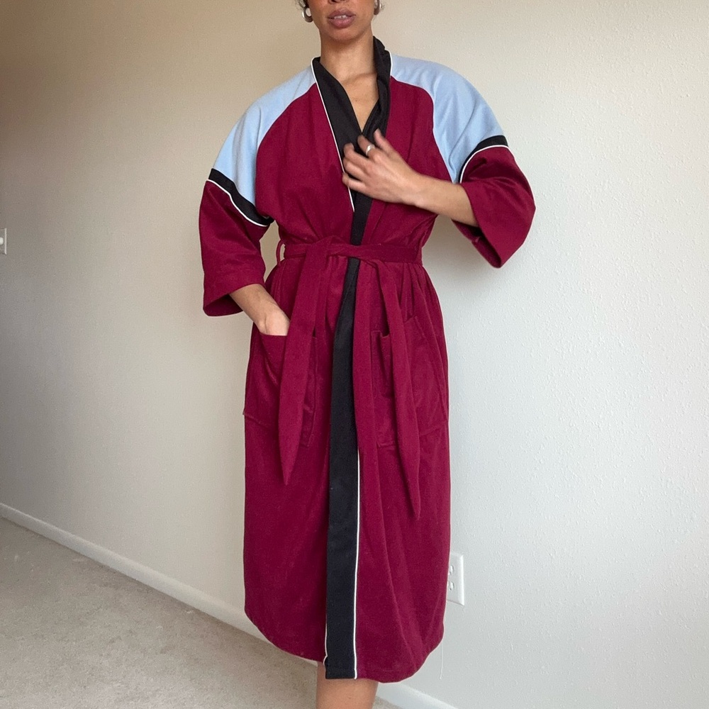 Colorblock Robe - image 2